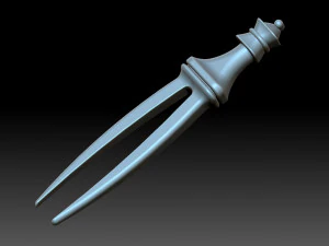 The queen hairpin 3D Print Model