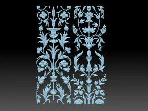 Decorative panel 3D Print Model