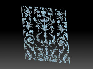 Decorative panel 3D Print Model