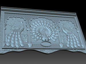 Peacocks Modelo de Impressão 3D