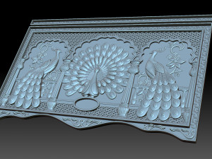 Peacocks Modelo de Impressão 3D