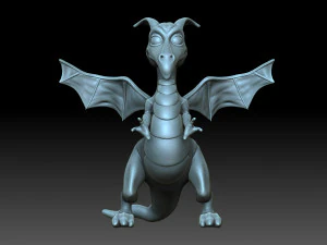 Дракон 3D Принт Модель