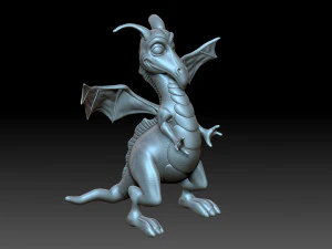 Dragon 3D Print Model