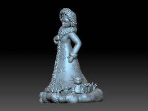 Snow maiden 3D 打印模型