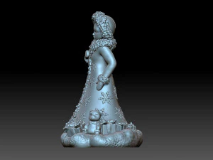 Snow maiden 3D Print Model