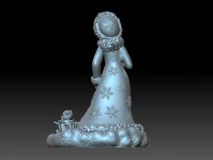 Snow maiden 3D Print Model