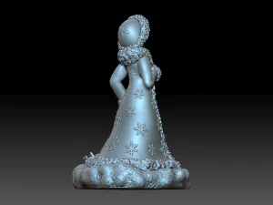 Snow maiden 3D Print Model