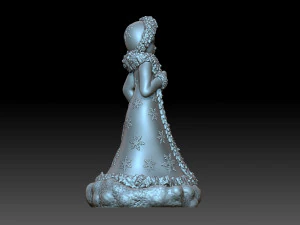 Snow maiden 3D Print Model