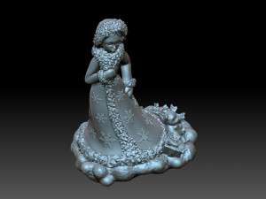 Snow maiden 3D 打印模型