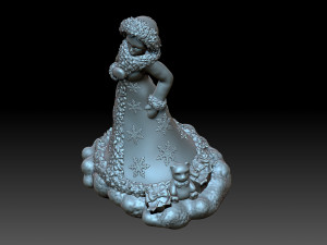 Snow maiden 3D 打印模型