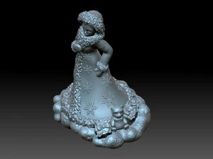 Snow maiden 3D Print Model