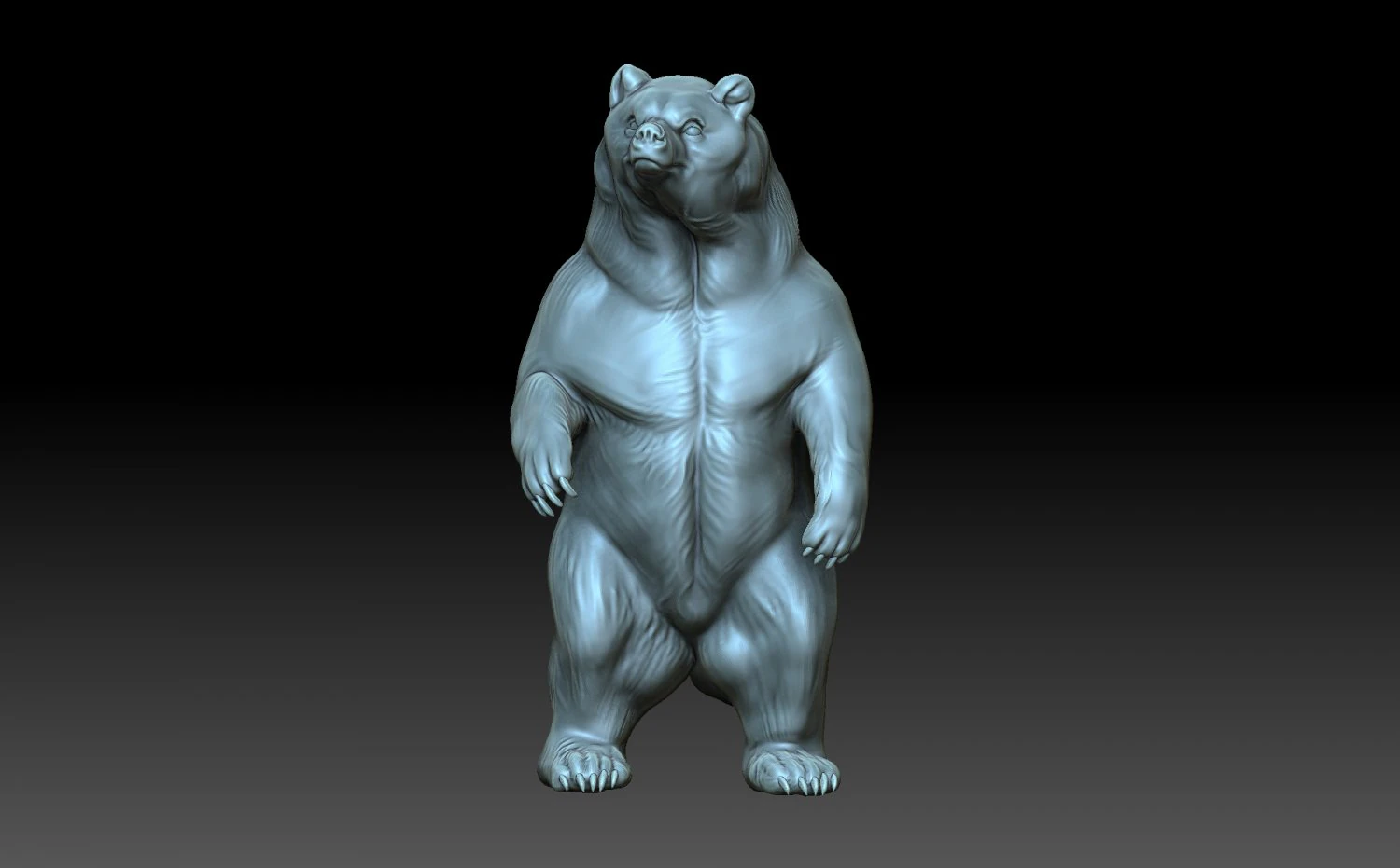 Bear 3D Print Model .c4d .max .obj .3ds .fbx .stl .blend 