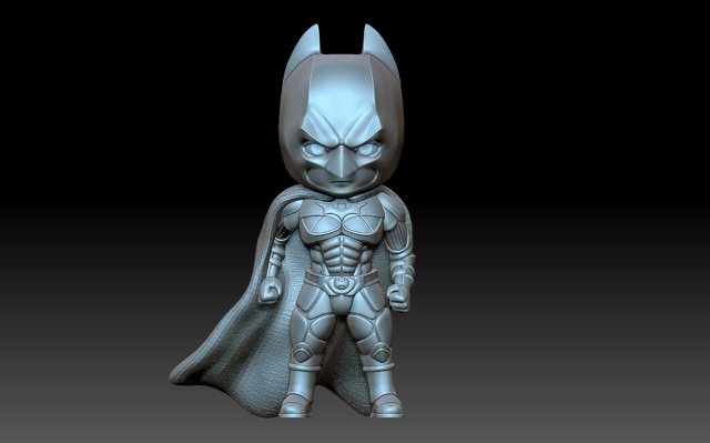 The Batman 3D 프린트 모델 .c4d .max .obj .3ds .fbx .stl .blend 