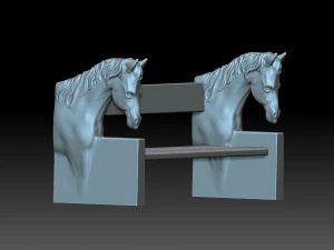 Horse bench 3D Print Model