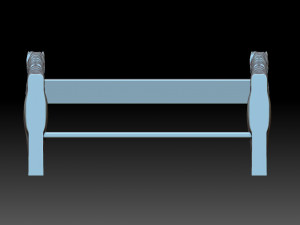 Horse bench 3D 打印模型