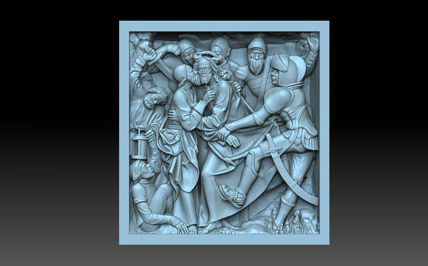 Judas kiss 3D Print Model .c4d .max .obj .3ds .fbx .stl .blend 
