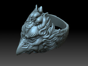 Bird Ring 3Dプリントモデル