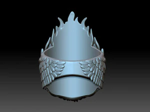 Anel de P&aacute;ssaro Modelo de Impressão 3D