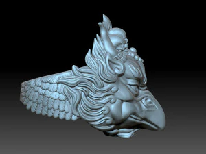 Anel de P&aacute;ssaro Modelo de Impressão 3D