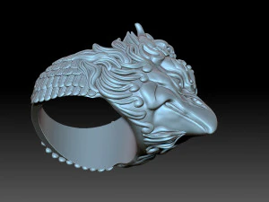Anel de P&aacute;ssaro Modelo de Impressão 3D
