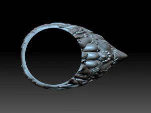 Anel de P&aacute;ssaro Modelo de Impressão 3D