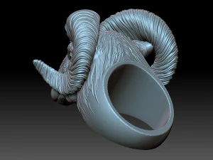 Ram Ring 3D Print Model