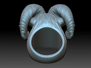 Ram Ring 3D Print Model