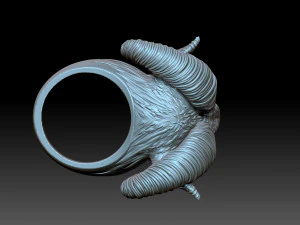 Ram Ring 3D Print Model