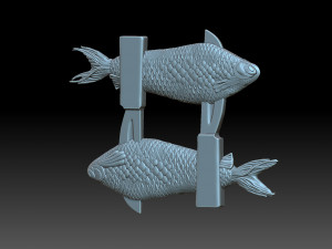 Fish plate Model Cetak 3D
