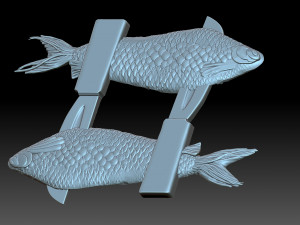 Fish plate Model Cetak 3D