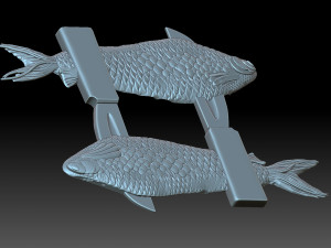 Fish plate Model Cetak 3D