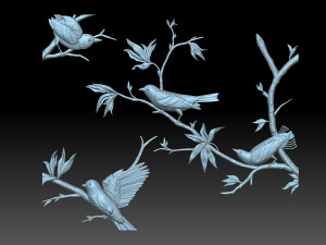 Birds 3D Print Model
