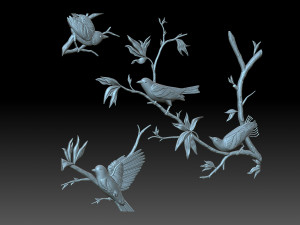 Birds 3D-printmodel
