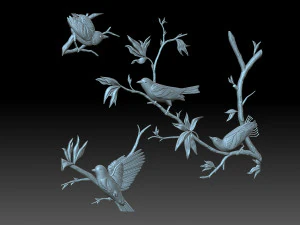 Birds 3D Print Model