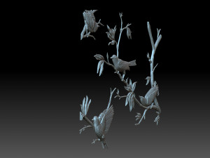 Birds 3D-printmodel