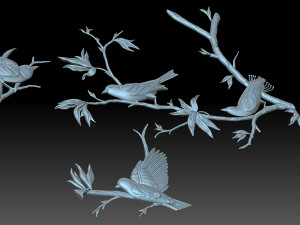 Birds 3D-printmodel