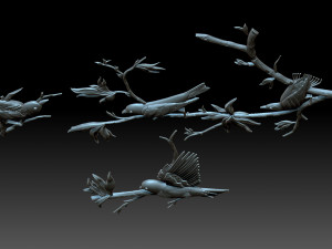 Birds 3D-printmodel