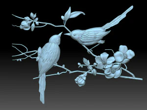 조류 3D 프린트 모델