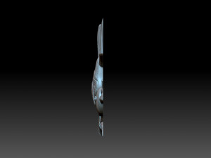 A bird on a branch 3D-printmodel