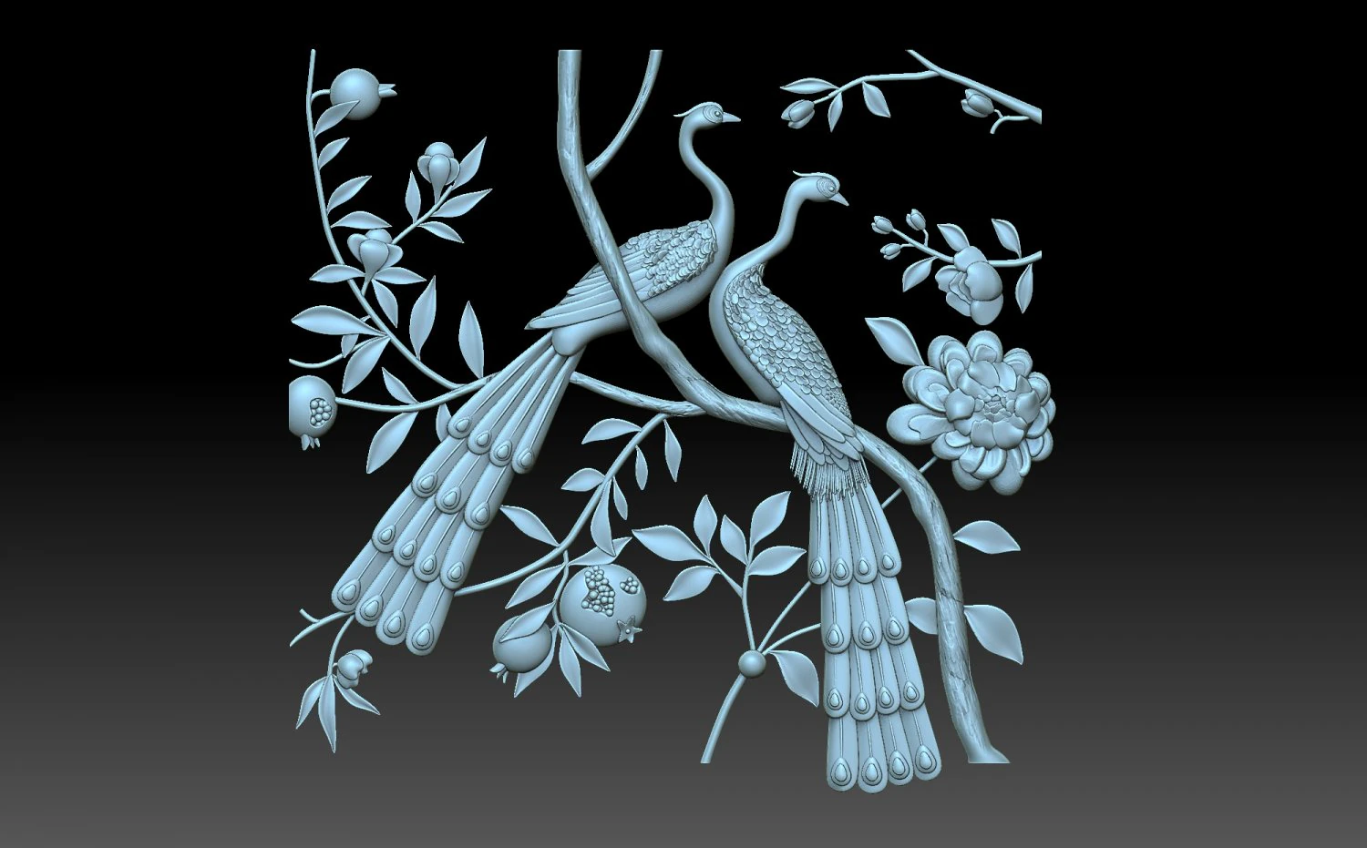Birds 3D Print Model .c4d .max .obj .3ds .fbx .stl .blend 