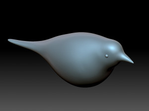 Bird Figurine 3D Print Model