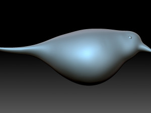 Bird Figurine 3D Print Model