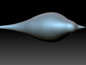 Bird Figurine 3D Print Model