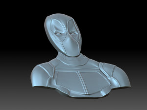 Deadpool 3D Baskı Modeli