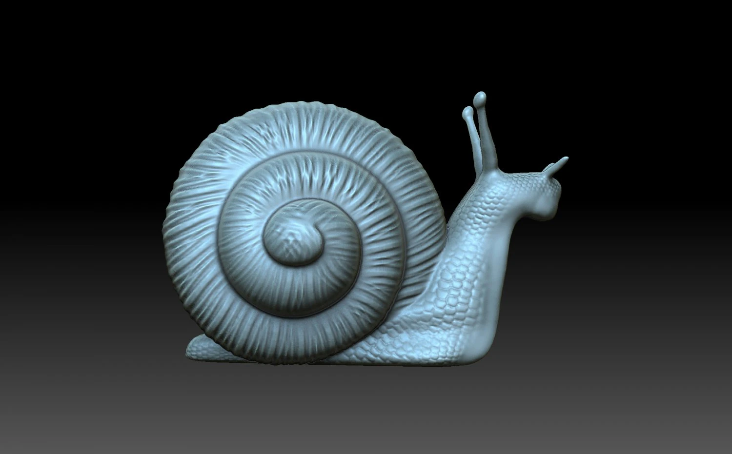 Snail 3D Print Model .c4d .max .obj .3ds .fbx .stl .blend