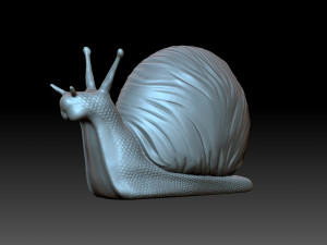 Snail 3D Baskı Modeli
