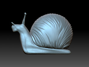 Snail 3D Baskı Modeli
