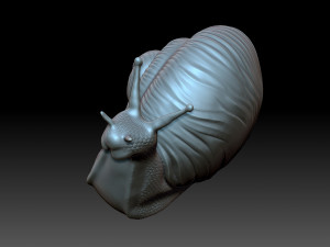 Snail 3D Baskı Modeli