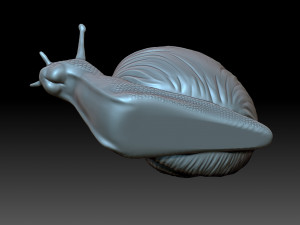 Snail 3D Baskı Modeli