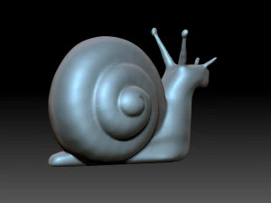 Figurine snail 3D Print Model